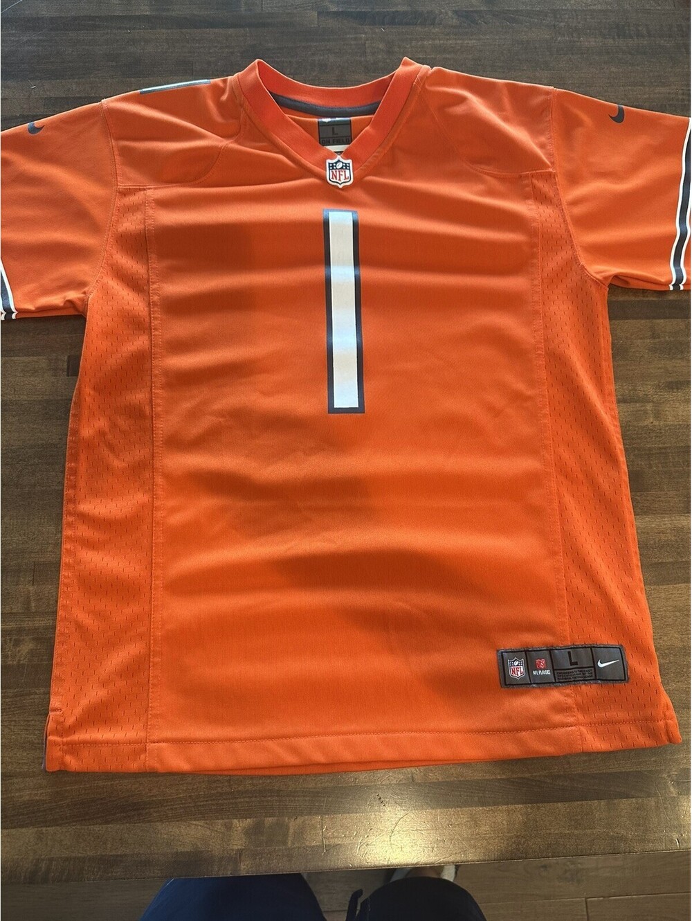 Chicago Bears Justin Fields Nike On Field Jersey Youth Size Large NFL Players